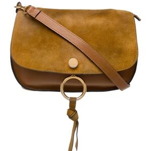 Chic Tan Leather Crossbody Bag